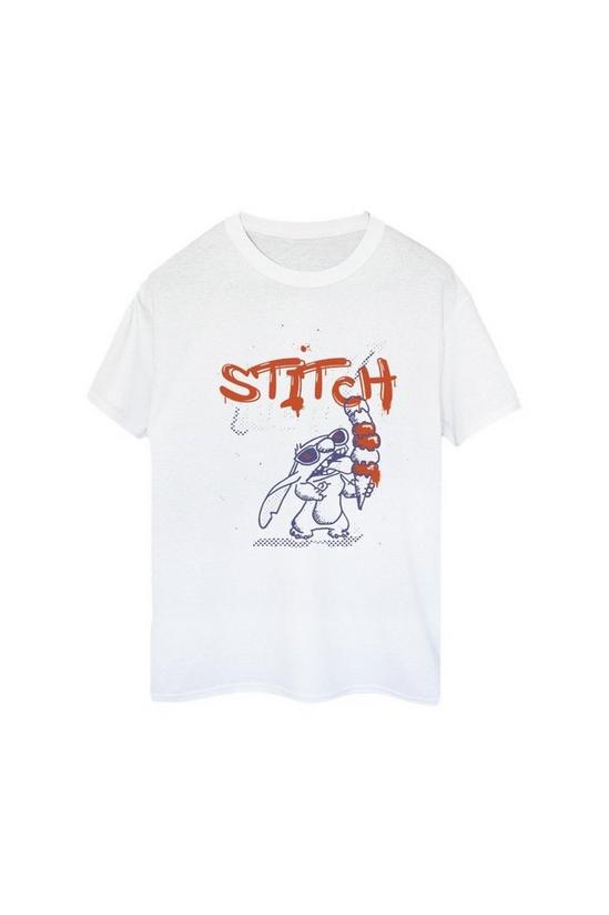Disney Lilo & Stitch Ice Cream Cotton Boyfriend T-Shirt 2