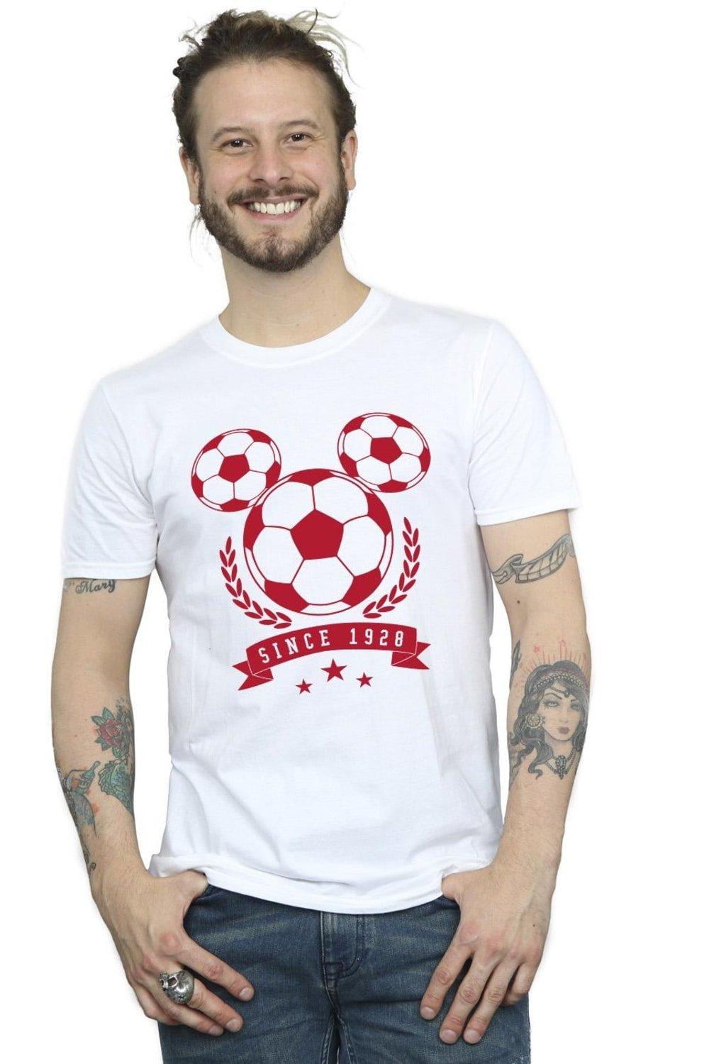 mickey football head t-shirt