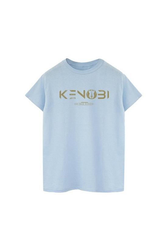 Star Wars Obi-Wan Kenobi Logo Cotton Boyfriend T-Shirt 2