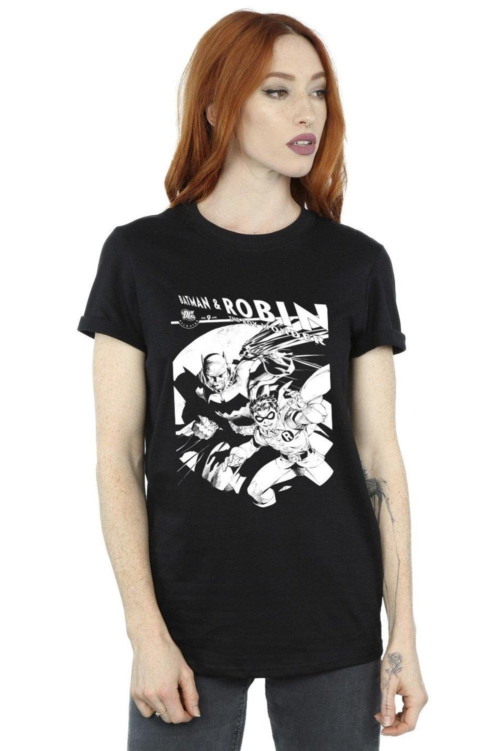 Batman And Boy Wonder Cotton Boyfriend T-Shirt