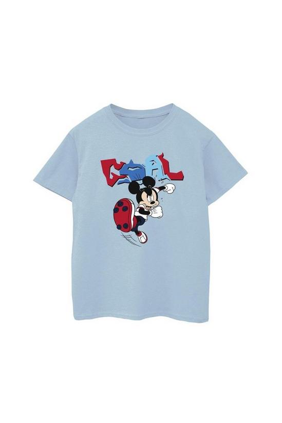 Disney Mickey Mouse Goal Striker Pose T-Shirt 2