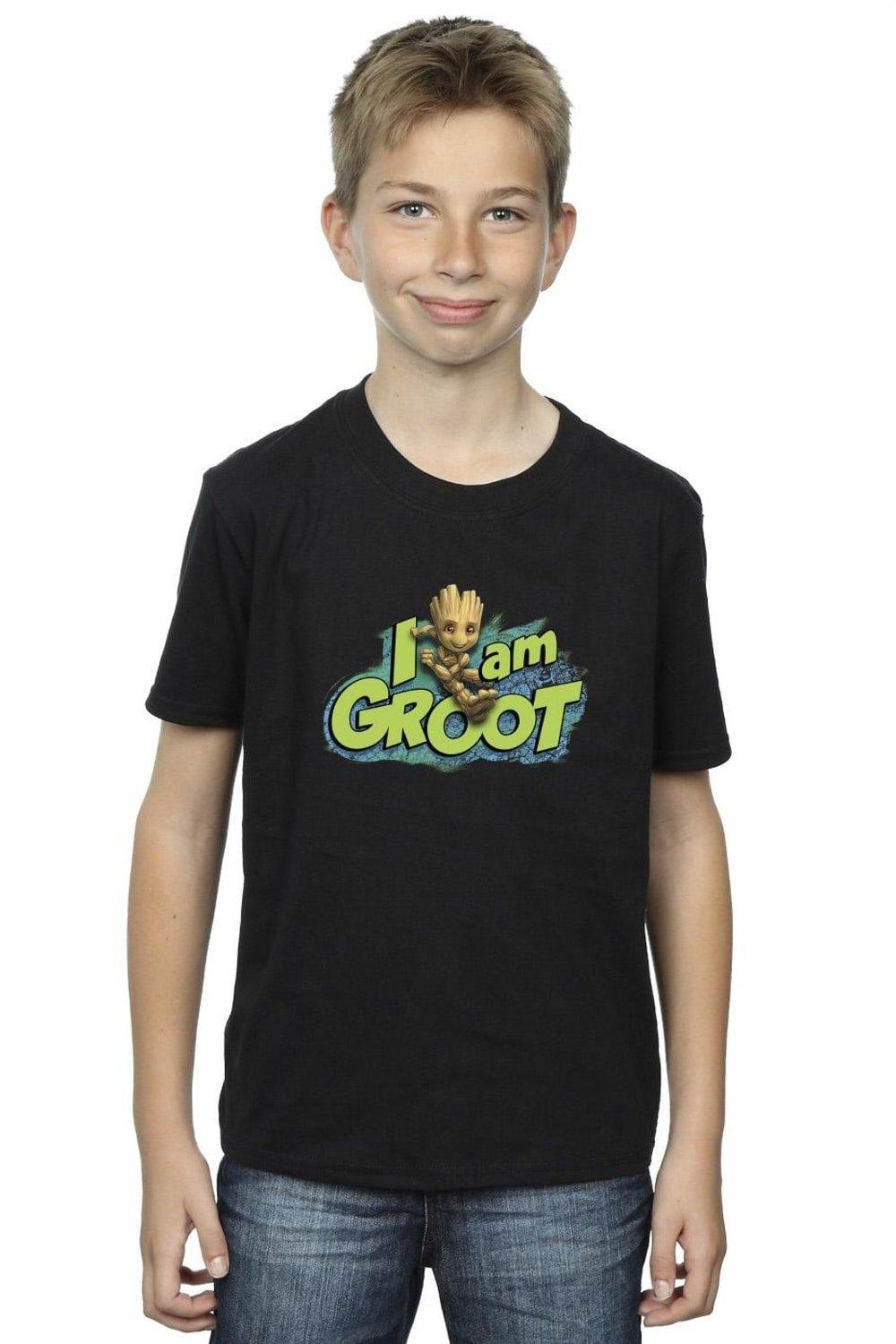 Guardians Of The Galaxy I Am Groot Jumping T-Shirt