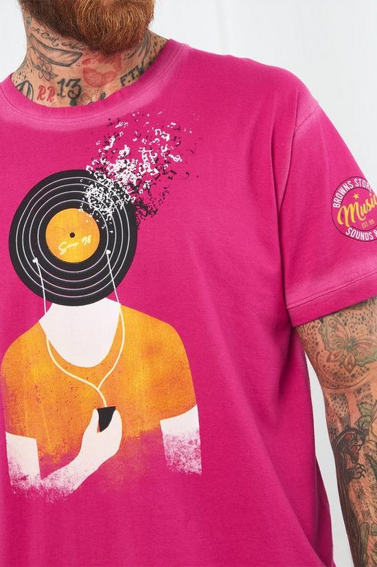 Joe Browns 'Head Of Retro Music' Graphic T Shirt 4