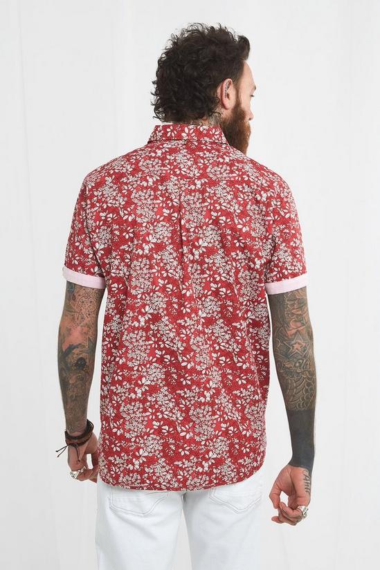 Joe Browns Smart Short Sleeve Detailed Floral Shirt 4