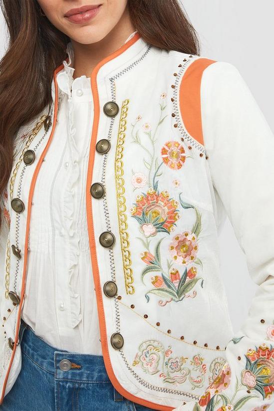 Joe Browns Vintage Style Floral Embroidered Jacket 3