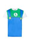 Super Mario Luigi Costume T-Shirt thumbnail 1