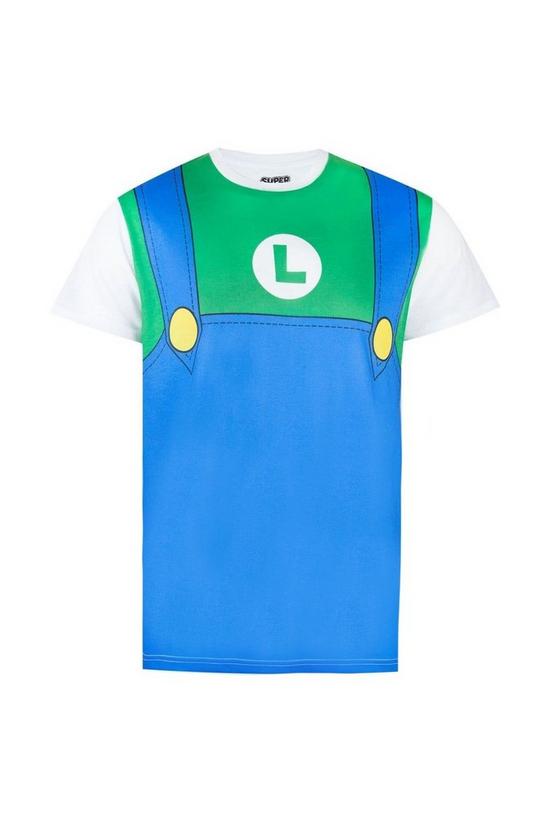 Super Mario Luigi Costume T-Shirt 1