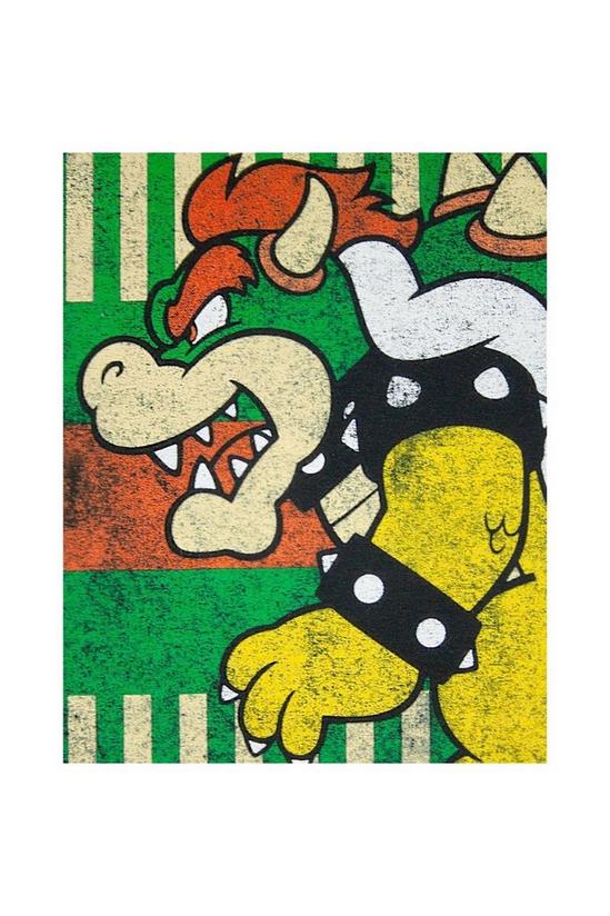 Super Mario Vintage Bowser Poster T-Shirt 3