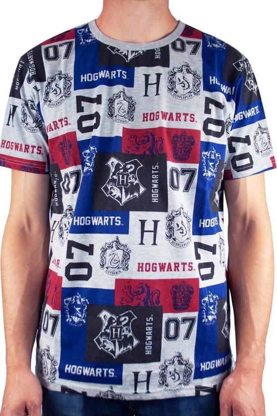 Harry Potter Hogwarts Patch Print T-Shirt 3
