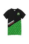 Minecraft Creeper Colour Block T-Shirt thumbnail 1