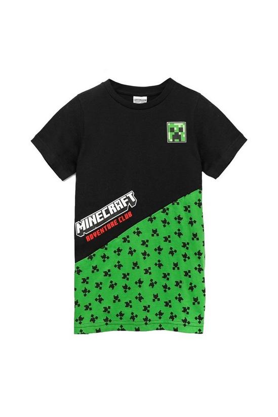 Minecraft Creeper Colour Block T-Shirt 1
