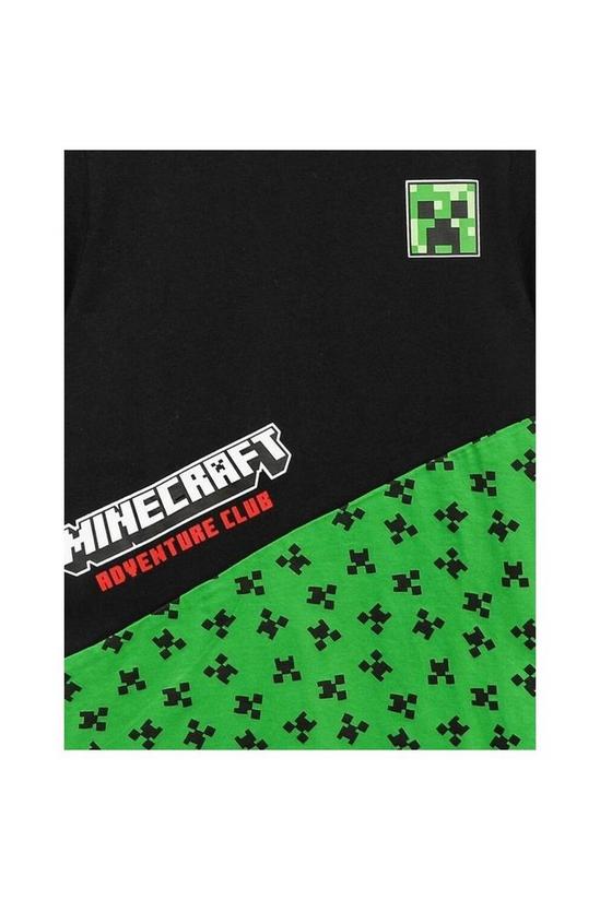 Minecraft Creeper Colour Block T-Shirt 3
