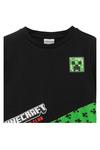 Minecraft Creeper Colour Block T-Shirt thumbnail 4