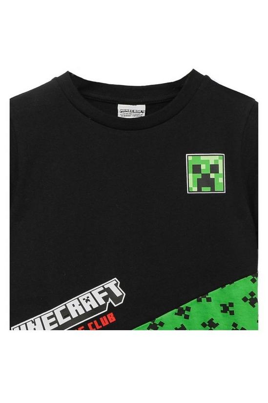 Minecraft Creeper Colour Block T-Shirt 4