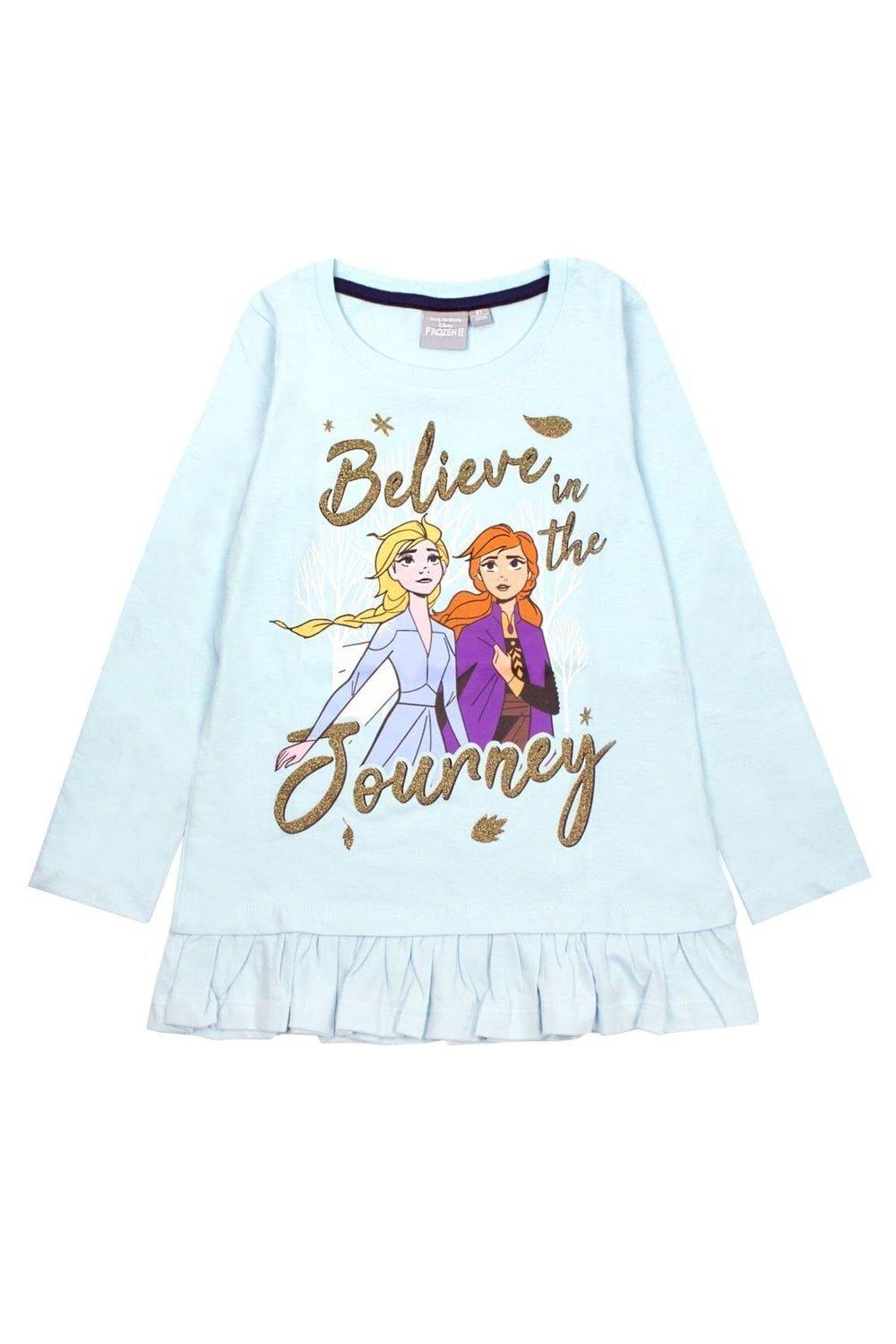 Believe In The Journey Frill Long-Sleeved T-Shirt