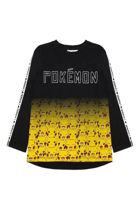Pokemon Pikachu Fade Long-Sleeved T-Shirt 1