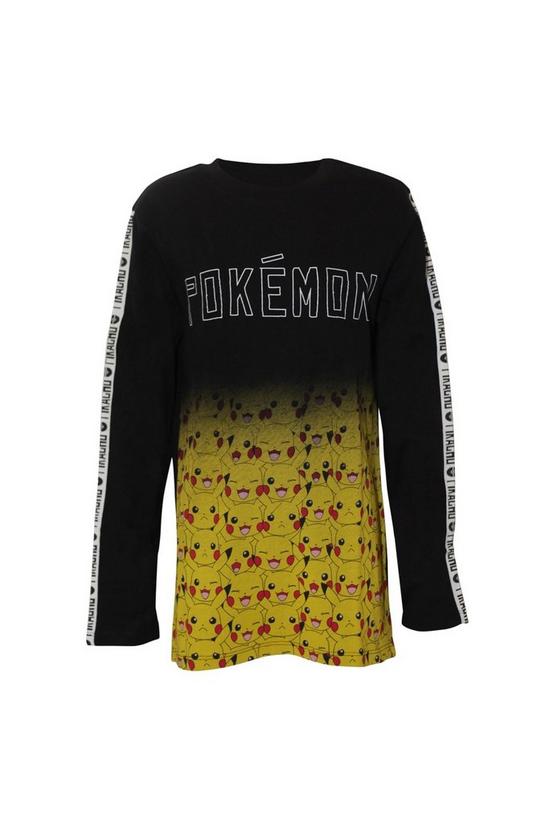 Pokemon Pikachu Fade Long-Sleeved T-Shirt 2