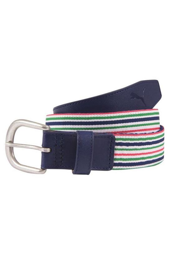 Puma Regatta Leather Golf Ribbon Belt 1