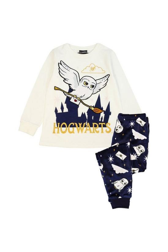 Harry Potter Hedwig Fleece Long Pyjama Set 1