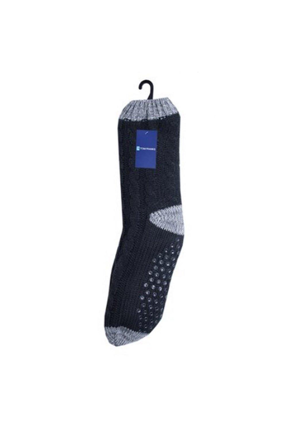 Contrast Slipper Socks
