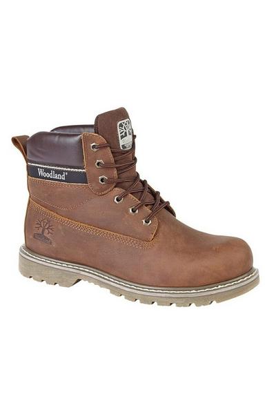 Crazy Horse Leather Utility Boots