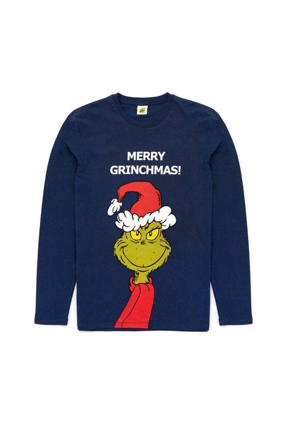 Official The Grinch Merrry Grinchmas Family Long Pyjamas Christmas Mat