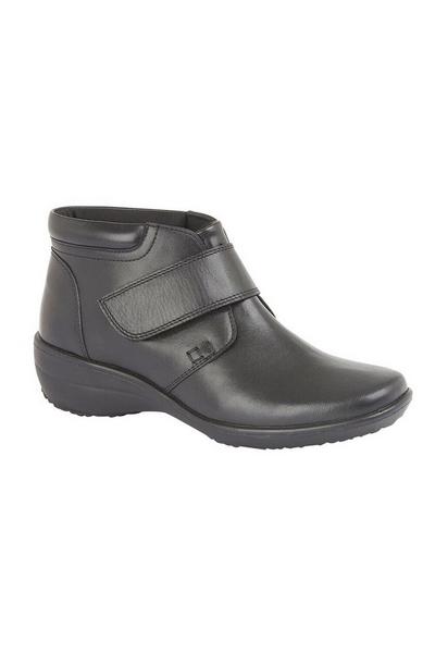 Softie Leather Extra Wide Ankle Boots