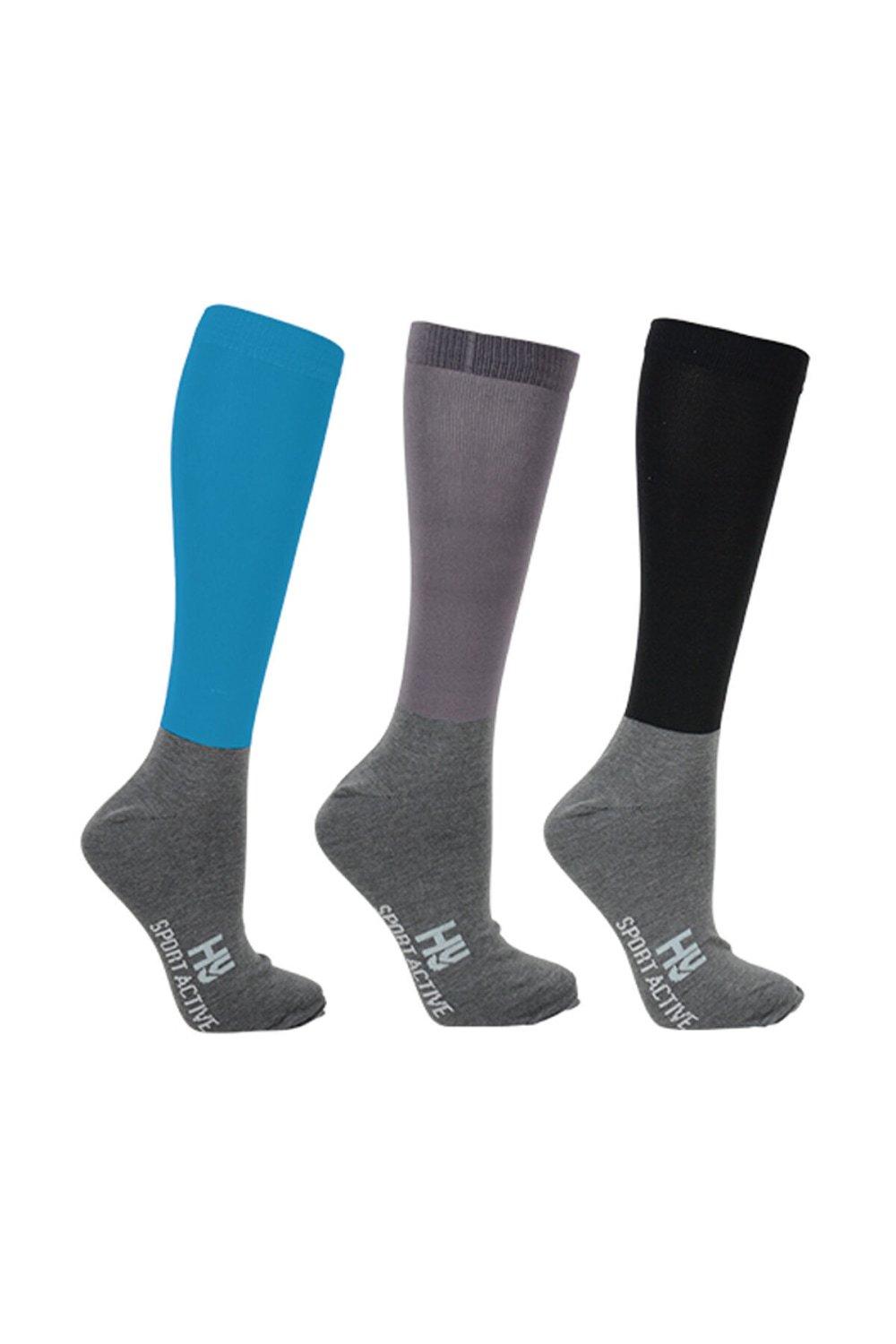 Sport Active Two Tone Boot Socks (Pack of 3)