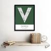 Wee Blue Coo Valencia Spain City Map Modern Typography Stylish Letter Framed Word Wall Art Print Poster for Home Décor thumbnail 2