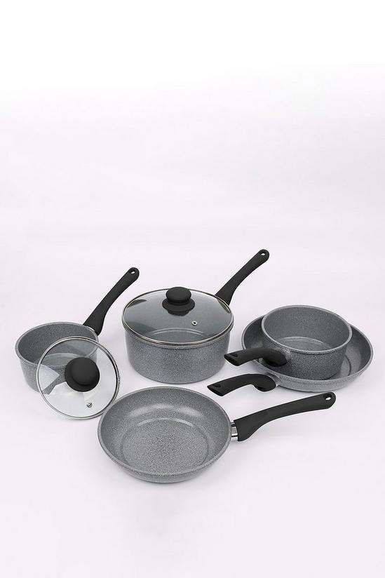 Durastone Essential Grey 5 Piece Pan Set 2