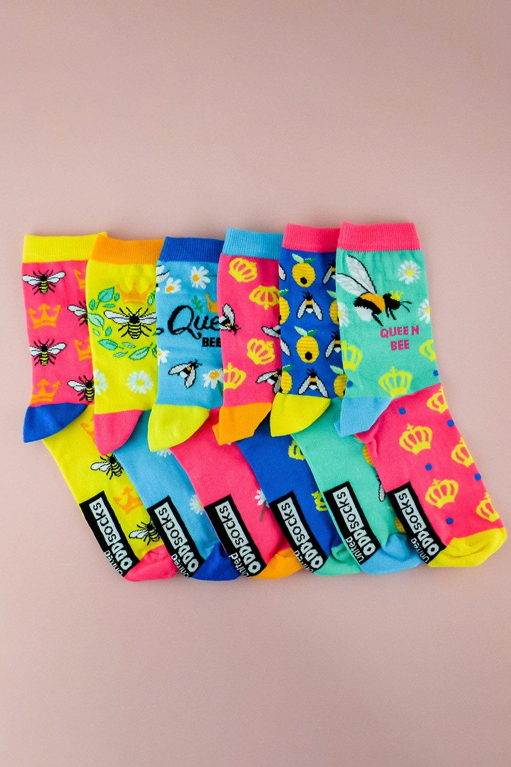 Queen Bee Socks Pack of Six