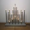 Samuel Alexander 33cm Premier Christmas Candle Bridge Star Shaped with 20 LEDs In Silver Mains Power thumbnail 2