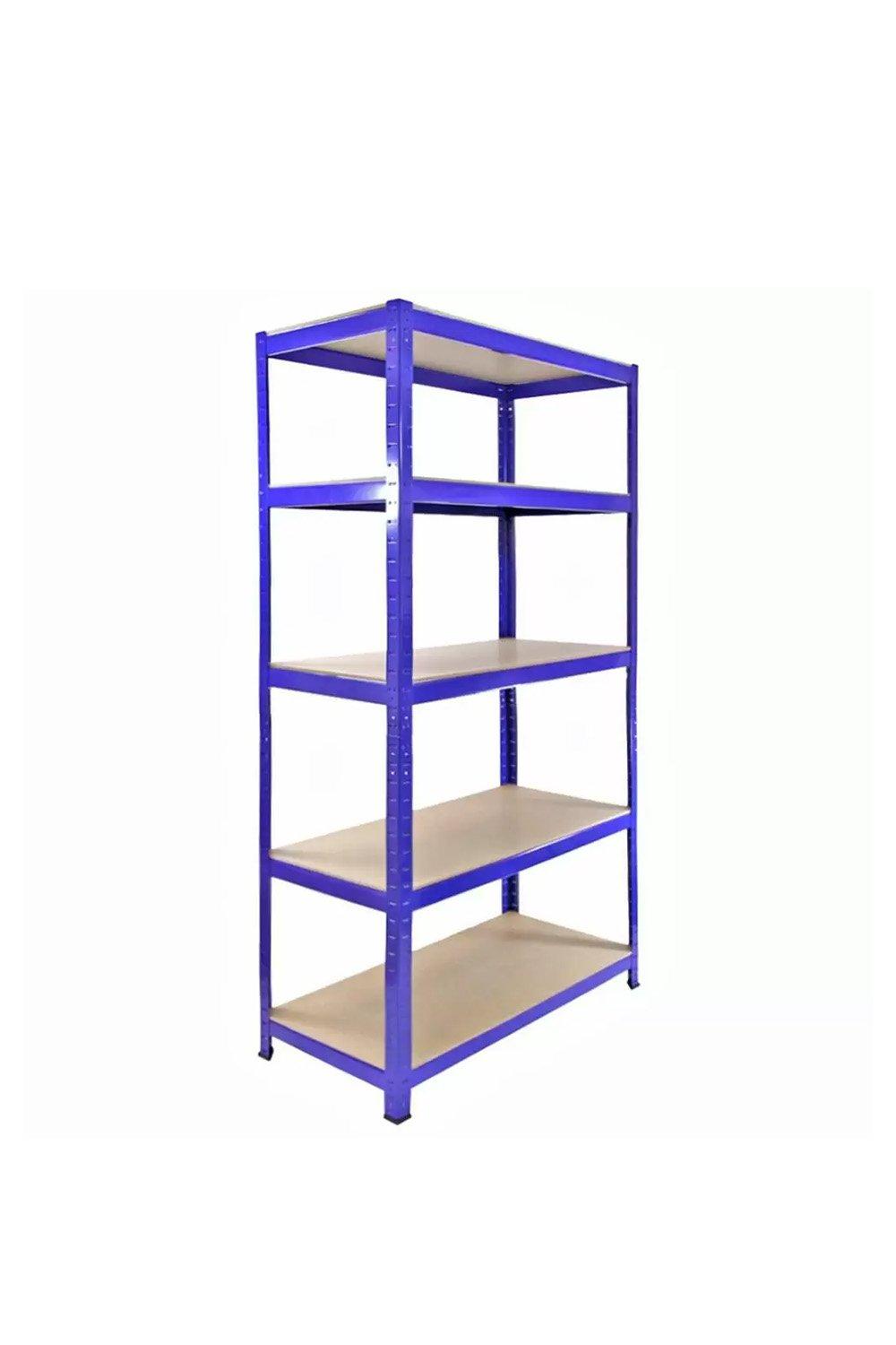 T-Rax Metal Storage Shelves, Blue, 90cm W, 45cm D