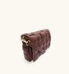 Apatchy London Padded Woven Leather Crossbody Bag With Plain Leather Strap thumbnail 2