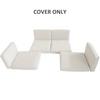 OUTSUNNY 8pc Home Sofa Cushion Cover Replacement for Rattan Garden Furniture thumbnail 2