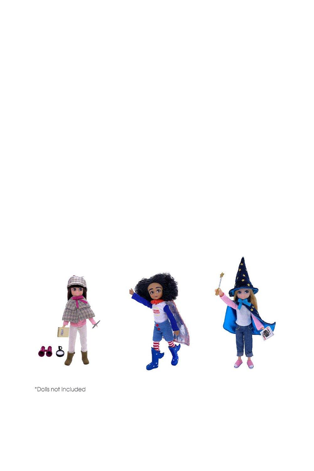 Three Dress Up Party Dolls Outfits
