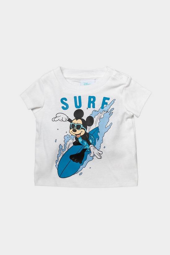Disney Baby Mickey Mouse Surfing 3-Piece Outfit 4