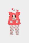 Disney Baby Minnie Mouse Floral 3-Piece Outfit thumbnail 1