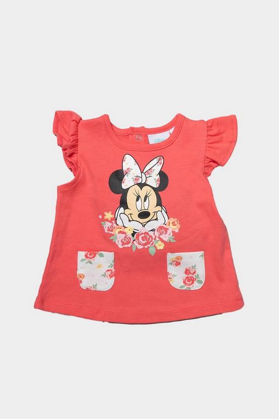 Disney Baby Minnie Mouse Floral 3-Piece Outfit 3