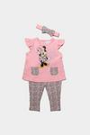 Disney Baby Minnie Mouse Leopard 3-Piece Outfit thumbnail 1