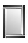 MirrorOutlet 'Aston' Black All Glass Venetian Wall  Mirror 120 x 80 CM thumbnail 2