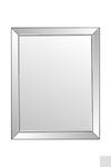 MirrorOutlet 'Horsley' All Glass Modern Large Wall Mirror 120 x 94 CM thumbnail 2