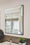 MirrorOutlet 'Horsley' All Glass Wall Mirror 69 x 58 CM thumbnail 1