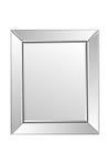 MirrorOutlet 'Horsley' All Glass Wall Mirror 69 x 58 CM thumbnail 2