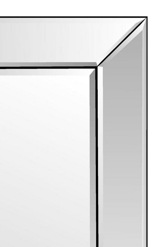 MirrorOutlet 'Horsley' All Glass Wall Mirror 69 x 58 CM 3
