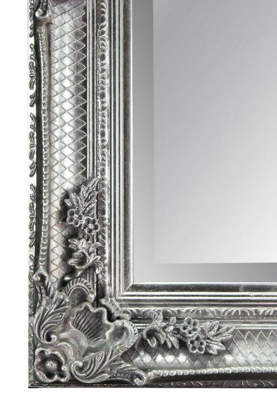 MirrorOutlet 'Abbey' Full Length Silver Decorative Ornate Leaner Wall Mirror 5Ft5 X 2Ft7 (168cm X 78cm) 3