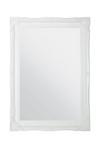 MirrorOutlet "Hamilton" White Shabby Chic Design Wall Mirror 91cm x 66cm thumbnail 2