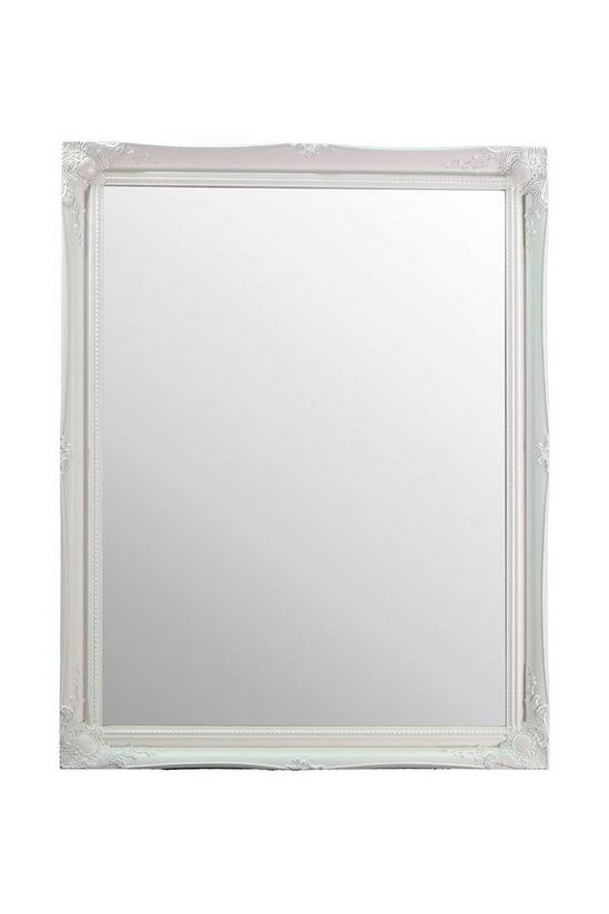 MirrorOutlet "Hamilton" White Shabby Chic Decorative Design Wall Mirror 117cm x 91cm 3ft10 X 3ft 2