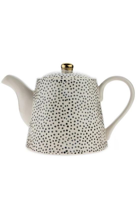 Upper Street Home Carnaby Ceramic Teapot with Stainless Steel Infuser 1L 1