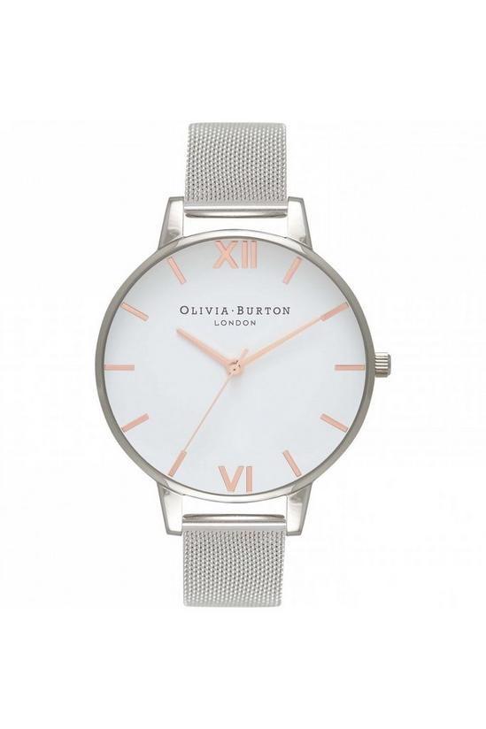 Olivia Burton White Dial Stainless Steel Fashion Analogue Quartz Watch - Ob16Bd97 1